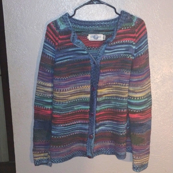 Sweaters - Multi Color 100% Cotton The Sweater Venture Cardigan Sweater M